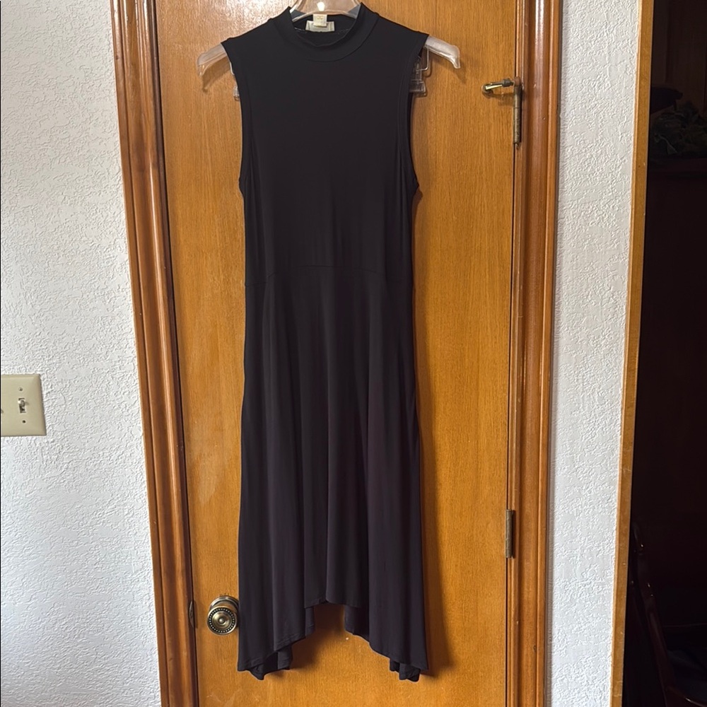 MAEVE ANTHROPOLOGY Black Sleeveless Dress